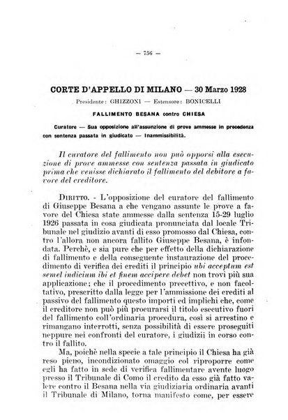 Il diritto fallimentare e delle società commerciali rivista di dottrina e giurisprudenza