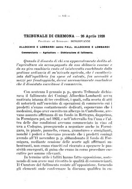 Il diritto fallimentare e delle società commerciali rivista di dottrina e giurisprudenza