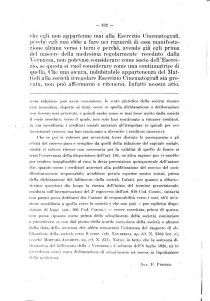 Il diritto fallimentare e delle società commerciali rivista di dottrina e giurisprudenza