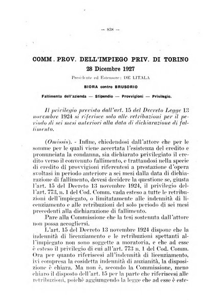 Il diritto fallimentare e delle società commerciali rivista di dottrina e giurisprudenza