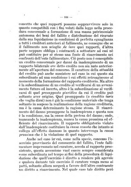 Il diritto fallimentare e delle società commerciali rivista di dottrina e giurisprudenza