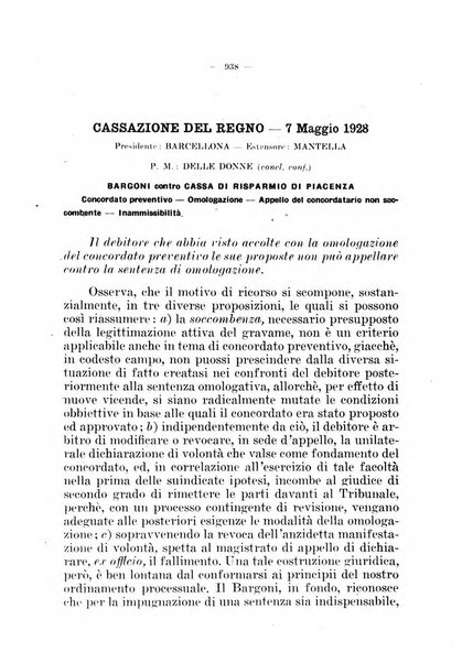 Il diritto fallimentare e delle società commerciali rivista di dottrina e giurisprudenza