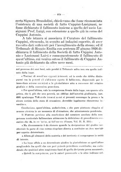 Il diritto fallimentare e delle società commerciali rivista di dottrina e giurisprudenza