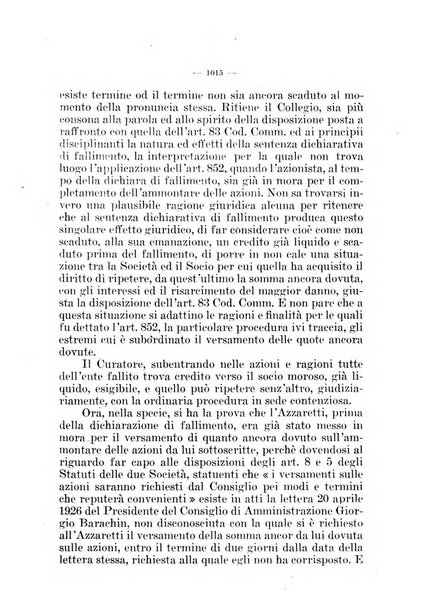 Il diritto fallimentare e delle società commerciali rivista di dottrina e giurisprudenza