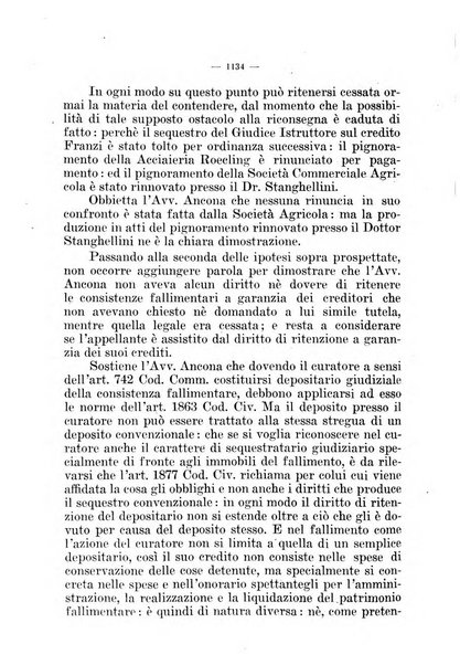 Il diritto fallimentare e delle società commerciali rivista di dottrina e giurisprudenza