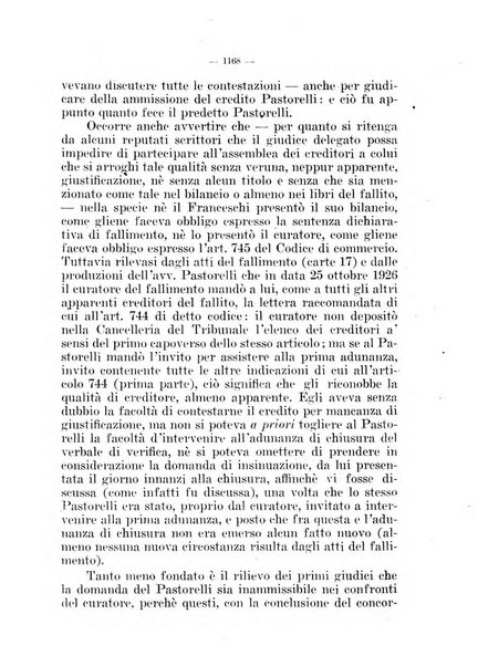 Il diritto fallimentare e delle società commerciali rivista di dottrina e giurisprudenza