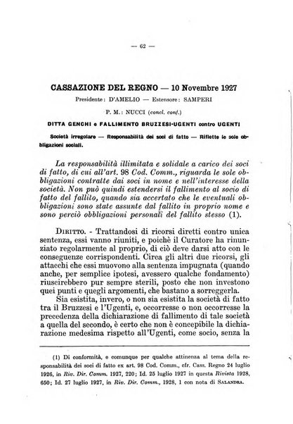 Il diritto fallimentare e delle società commerciali rivista di dottrina e giurisprudenza