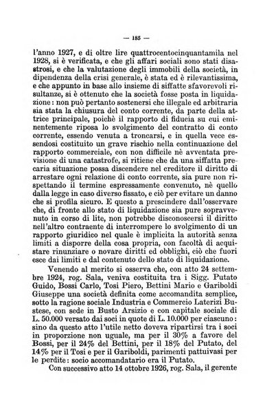 Il diritto fallimentare e delle società commerciali rivista di dottrina e giurisprudenza