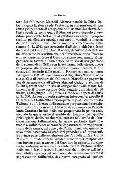 Il diritto fallimentare e delle società commerciali rivista di dottrina e giurisprudenza