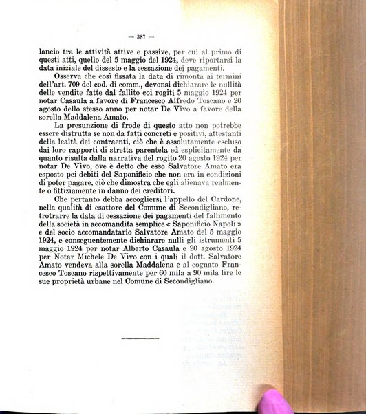 Il diritto fallimentare e delle società commerciali rivista di dottrina e giurisprudenza