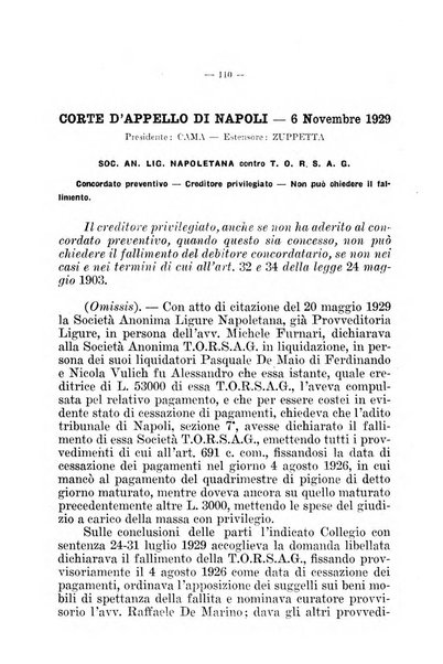 Il diritto fallimentare e delle società commerciali rivista di dottrina e giurisprudenza