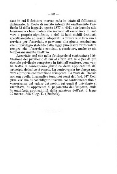 Il diritto fallimentare e delle società commerciali rivista di dottrina e giurisprudenza