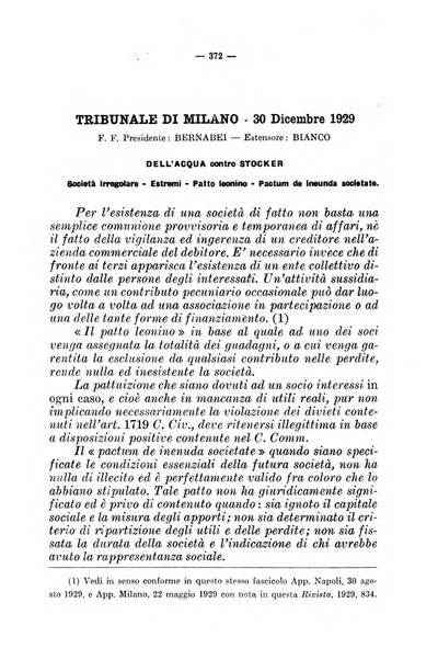 Il diritto fallimentare e delle società commerciali rivista di dottrina e giurisprudenza