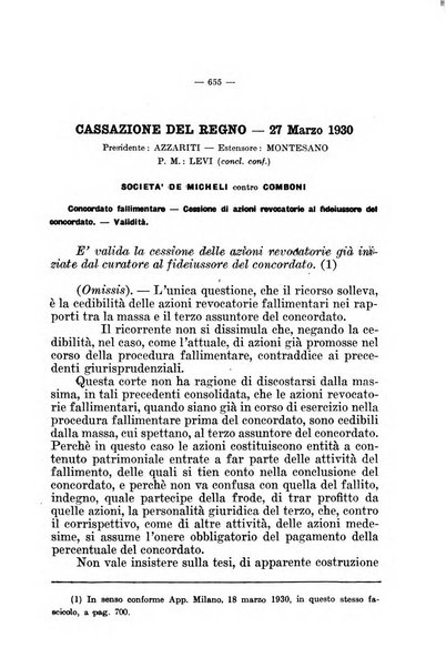 Il diritto fallimentare e delle società commerciali rivista di dottrina e giurisprudenza