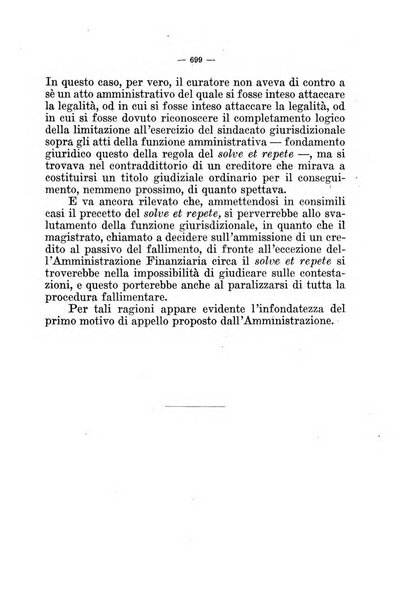 Il diritto fallimentare e delle società commerciali rivista di dottrina e giurisprudenza