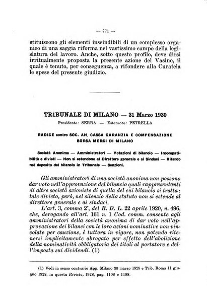 Il diritto fallimentare e delle società commerciali rivista di dottrina e giurisprudenza