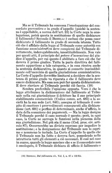 Il diritto fallimentare e delle società commerciali rivista di dottrina e giurisprudenza