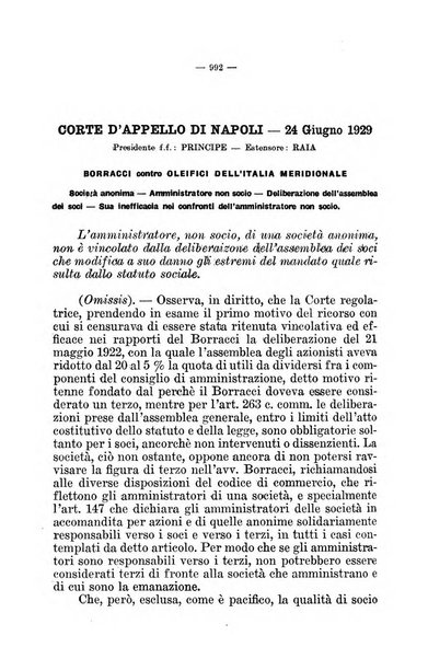 Il diritto fallimentare e delle società commerciali rivista di dottrina e giurisprudenza