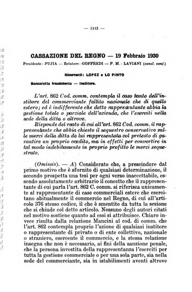 Il diritto fallimentare e delle società commerciali rivista di dottrina e giurisprudenza