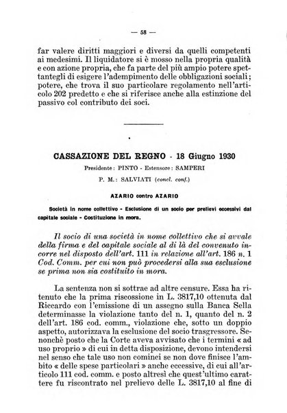 Il diritto fallimentare e delle società commerciali rivista di dottrina e giurisprudenza