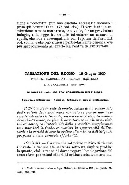 Il diritto fallimentare e delle società commerciali rivista di dottrina e giurisprudenza