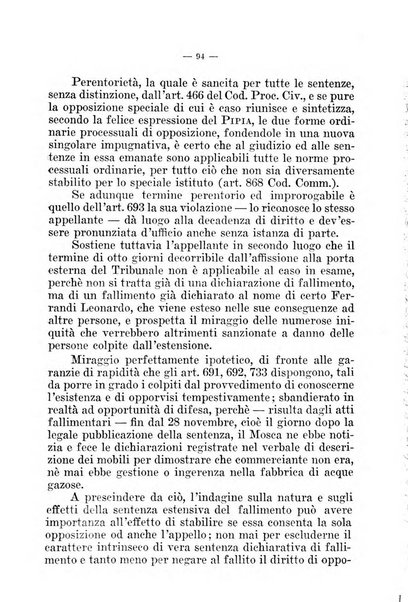 Il diritto fallimentare e delle società commerciali rivista di dottrina e giurisprudenza