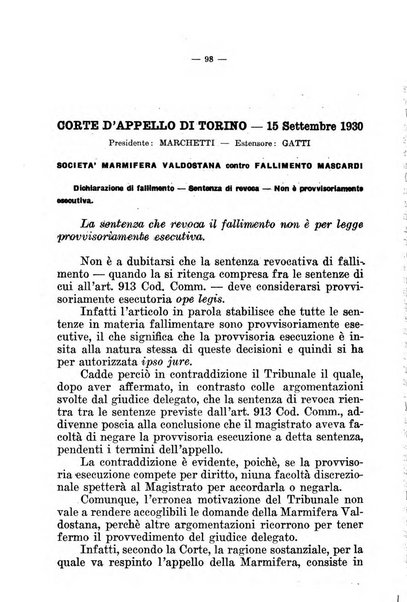 Il diritto fallimentare e delle società commerciali rivista di dottrina e giurisprudenza