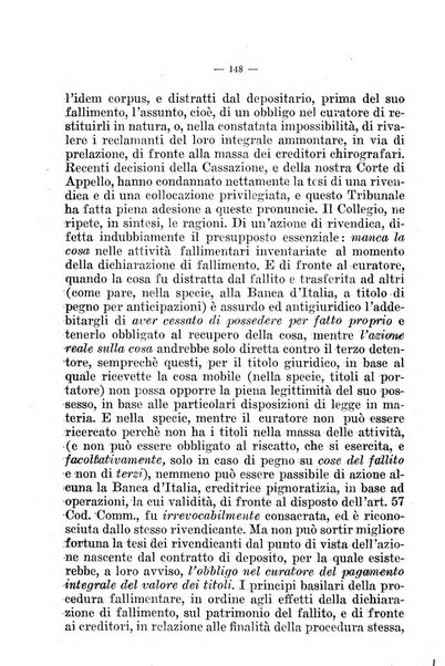 Il diritto fallimentare e delle società commerciali rivista di dottrina e giurisprudenza