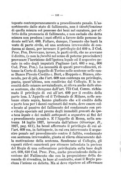 Il diritto fallimentare e delle società commerciali rivista di dottrina e giurisprudenza