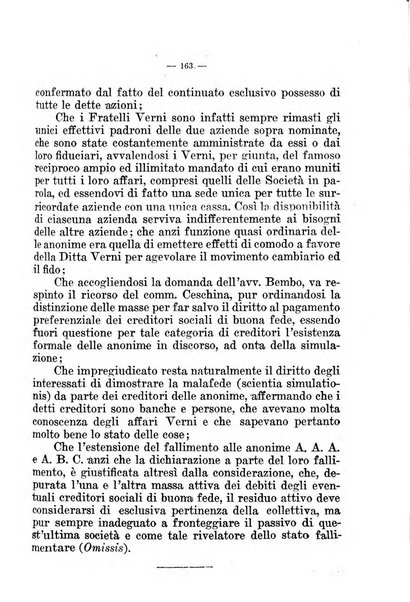 Il diritto fallimentare e delle società commerciali rivista di dottrina e giurisprudenza