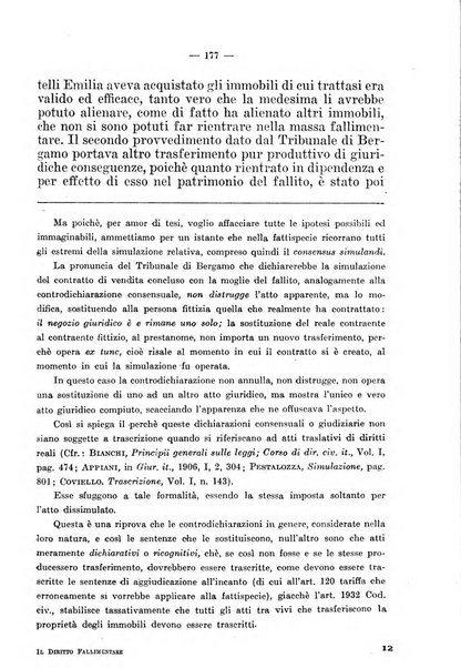 Il diritto fallimentare e delle società commerciali rivista di dottrina e giurisprudenza