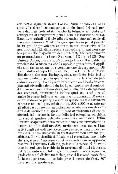 Il diritto fallimentare e delle società commerciali rivista di dottrina e giurisprudenza