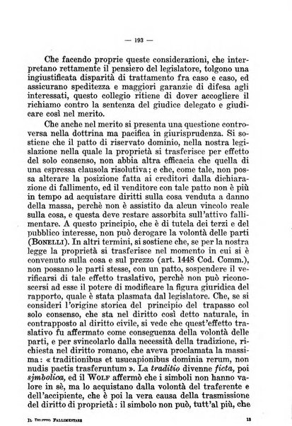 Il diritto fallimentare e delle società commerciali rivista di dottrina e giurisprudenza