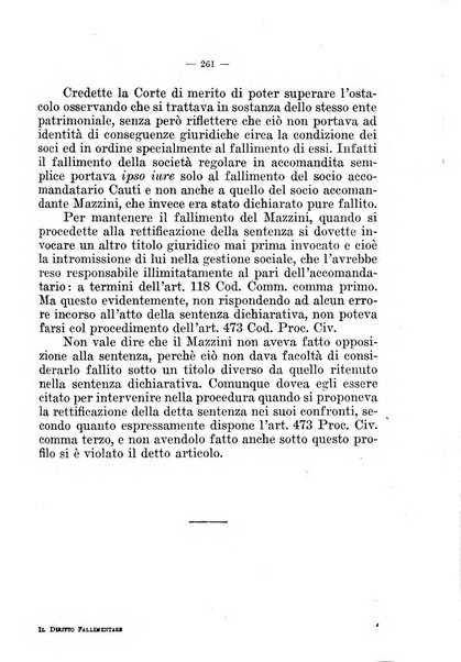 Il diritto fallimentare e delle società commerciali rivista di dottrina e giurisprudenza