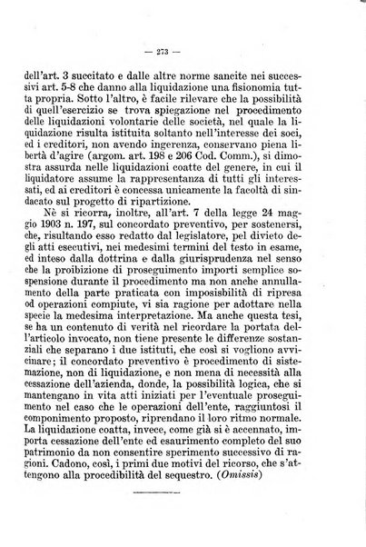 Il diritto fallimentare e delle società commerciali rivista di dottrina e giurisprudenza