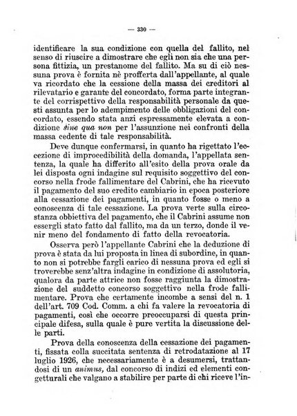 Il diritto fallimentare e delle società commerciali rivista di dottrina e giurisprudenza