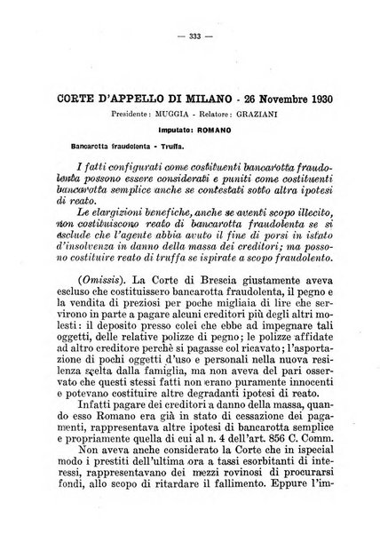 Il diritto fallimentare e delle società commerciali rivista di dottrina e giurisprudenza