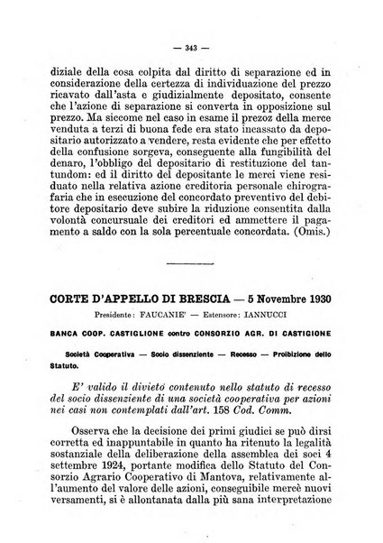 Il diritto fallimentare e delle società commerciali rivista di dottrina e giurisprudenza