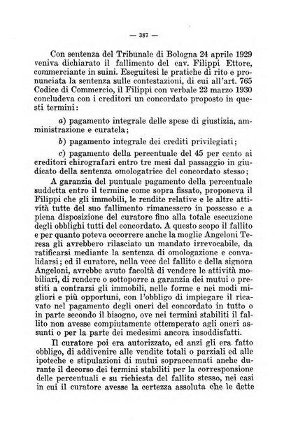 Il diritto fallimentare e delle società commerciali rivista di dottrina e giurisprudenza