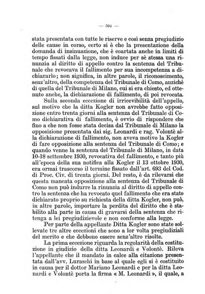 Il diritto fallimentare e delle società commerciali rivista di dottrina e giurisprudenza