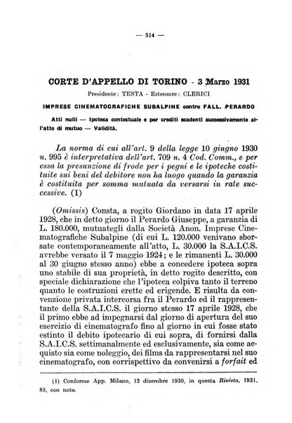 Il diritto fallimentare e delle società commerciali rivista di dottrina e giurisprudenza