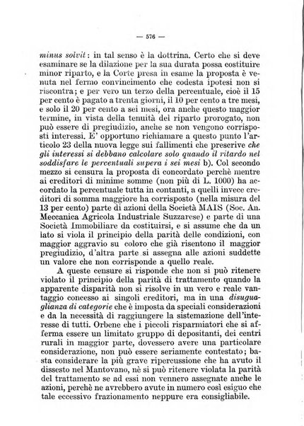 Il diritto fallimentare e delle società commerciali rivista di dottrina e giurisprudenza