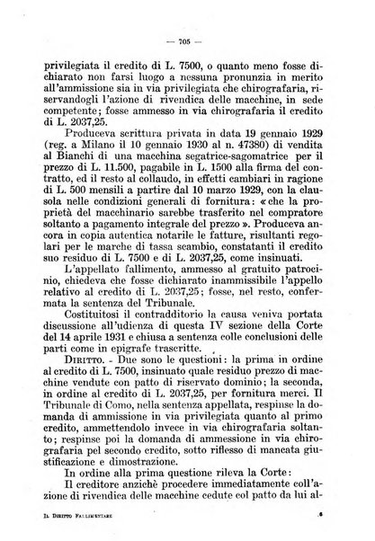 Il diritto fallimentare e delle società commerciali rivista di dottrina e giurisprudenza