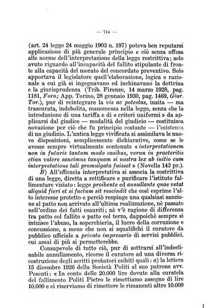 Il diritto fallimentare e delle società commerciali rivista di dottrina e giurisprudenza