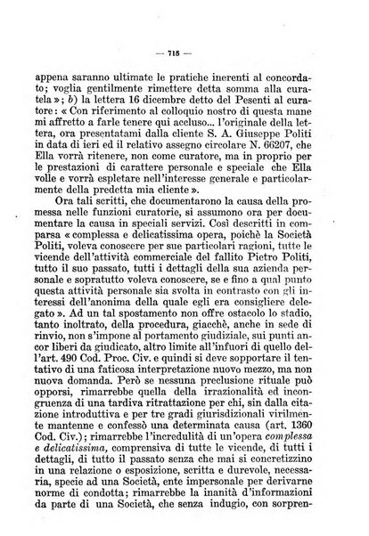 Il diritto fallimentare e delle società commerciali rivista di dottrina e giurisprudenza