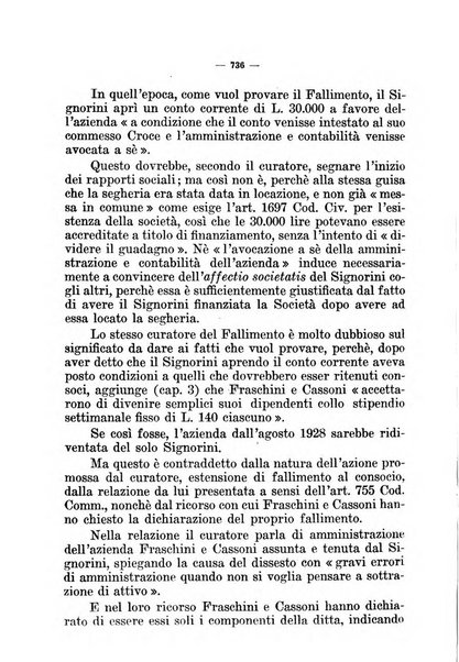 Il diritto fallimentare e delle società commerciali rivista di dottrina e giurisprudenza