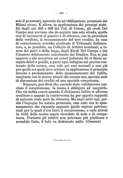 Il diritto fallimentare e delle società commerciali rivista di dottrina e giurisprudenza