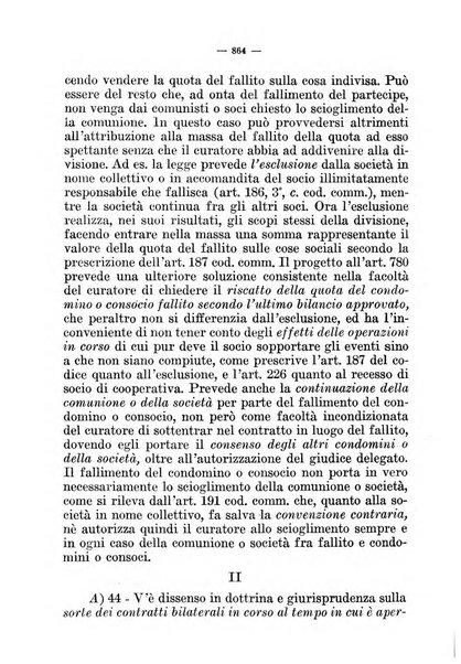 Il diritto fallimentare e delle società commerciali rivista di dottrina e giurisprudenza