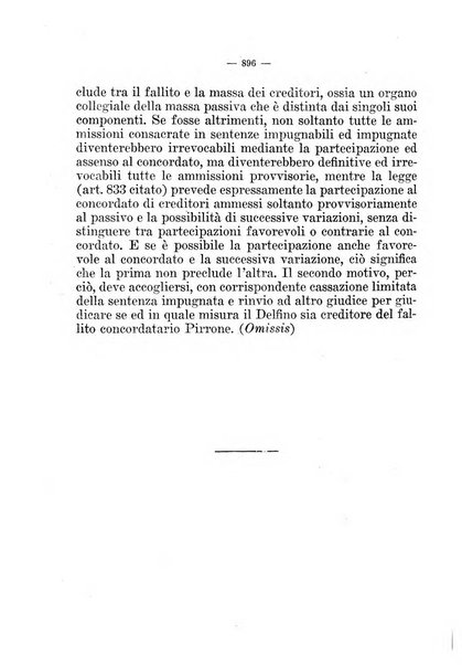 Il diritto fallimentare e delle società commerciali rivista di dottrina e giurisprudenza