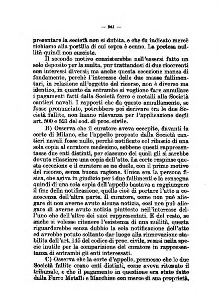 Il diritto fallimentare e delle società commerciali rivista di dottrina e giurisprudenza